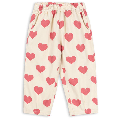 Konges Sløjd Bon Coeur Pink Magot Frill Pants GOTS