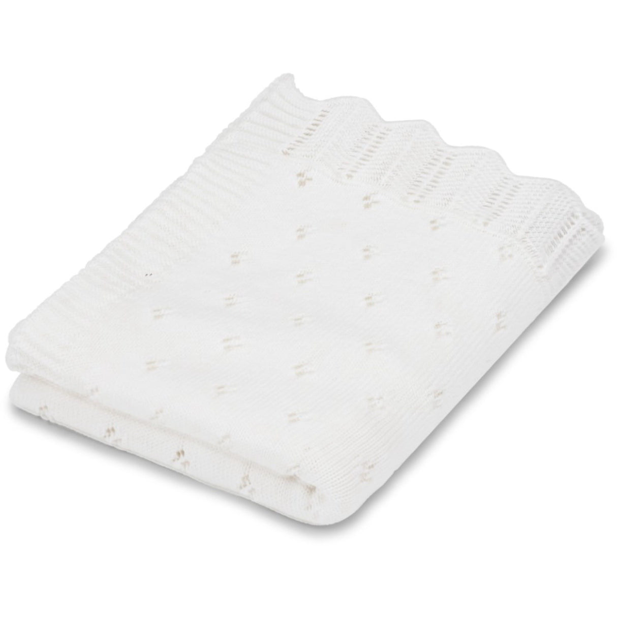 Vanilla COPENHAGEN Milk Knitted Blanket Baby