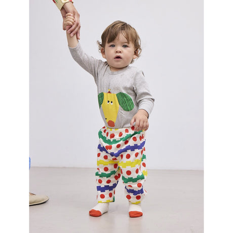 Bobo Choses Multicolor Geometrical All Over Waffle Pants