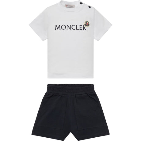 Moncler White Sweat Set