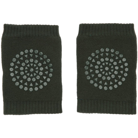 Gobabygo Forrest Green Crawling Knee Pads Organic Terry Cotton
