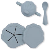 Konges Sløjd Silicone Clam Set Light Blue