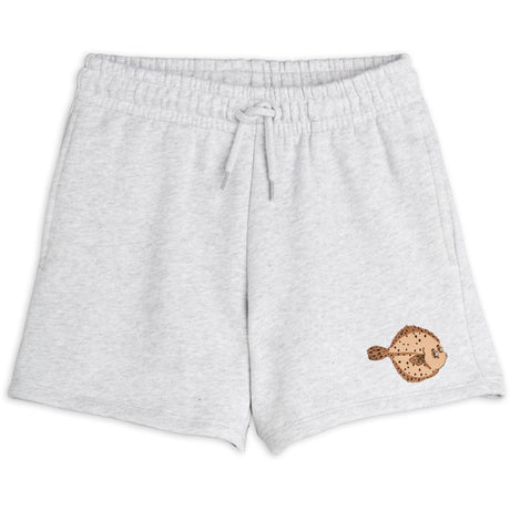 Mini Rodini Grey Melange Flundra Sweatshorts