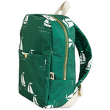 Mini Rodini Green Sailing Boats AOP Backpack