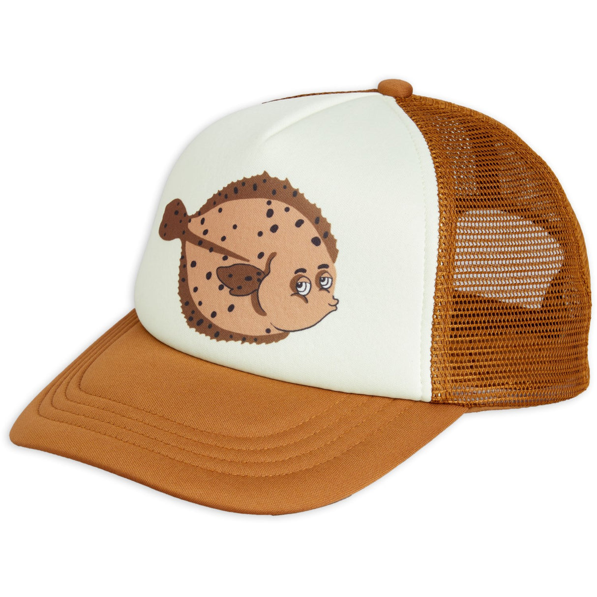 Mini Rodini Brown Flundra Trucker Cap