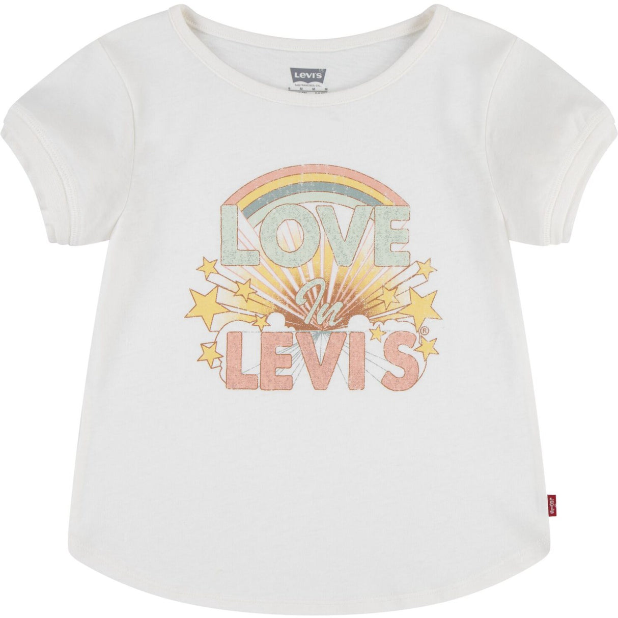 Levi's Gardenia Double Cuff Tee