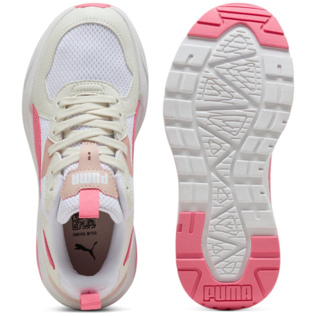 Puma White Trinity Lite Jr Sneakers