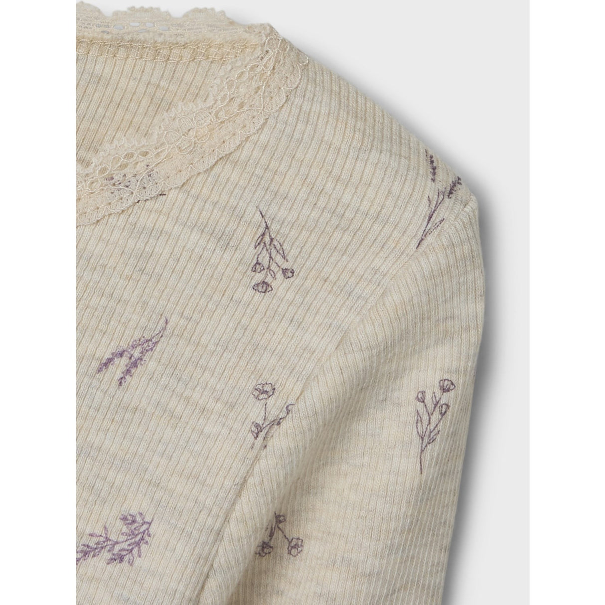 Name It Peyote Melange Small Flower Dabua Blouse