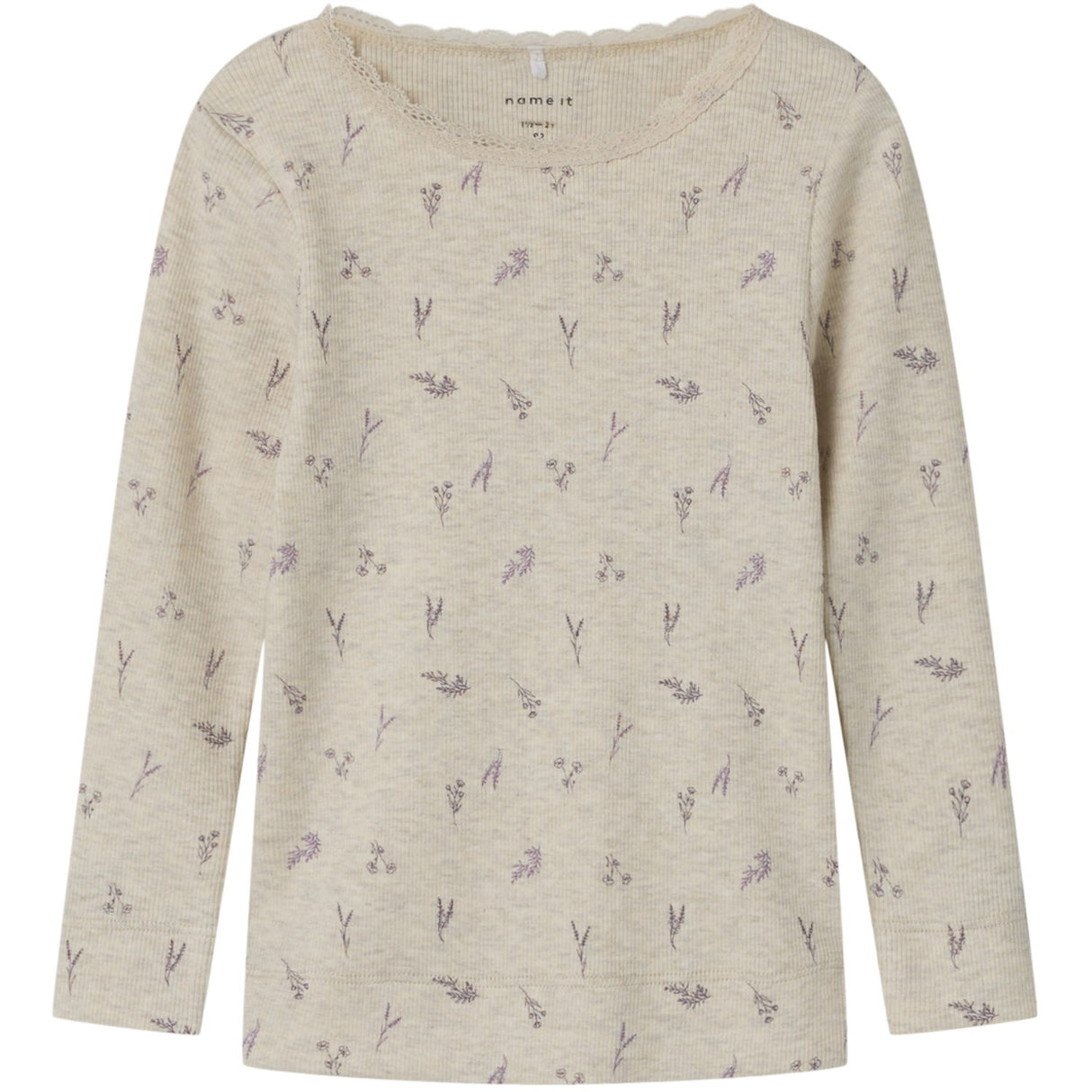 Name It Peyote Melange Small Flower Dabua Blouse