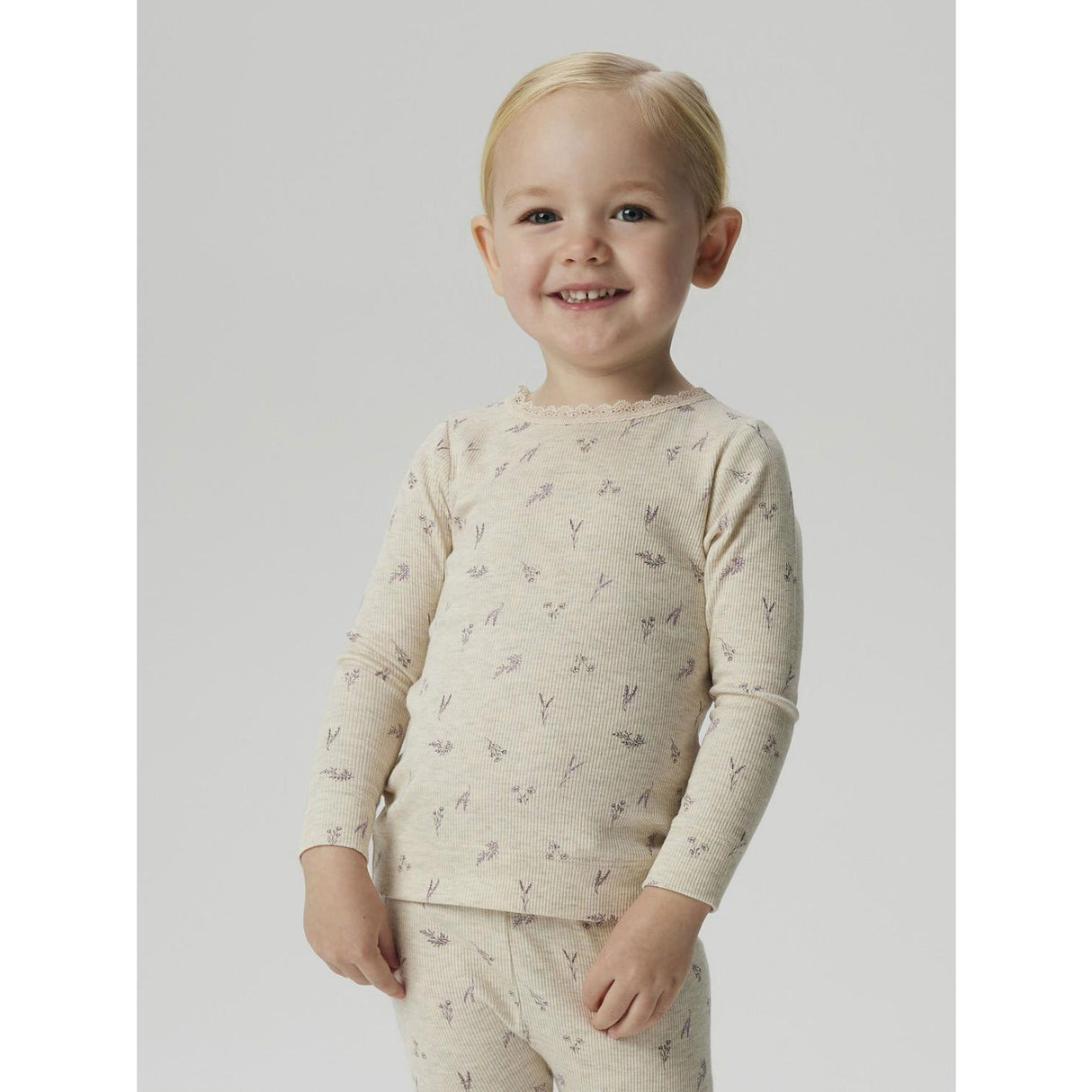 Name It Peyote Melange Small Flower Dabua Blouse