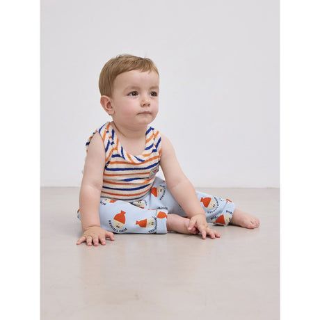 Bobo Choses Light Blue Morning Egg All Over Leggings