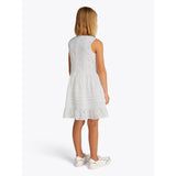 Tommy Hilfiger White Embroidered Cotton Dress