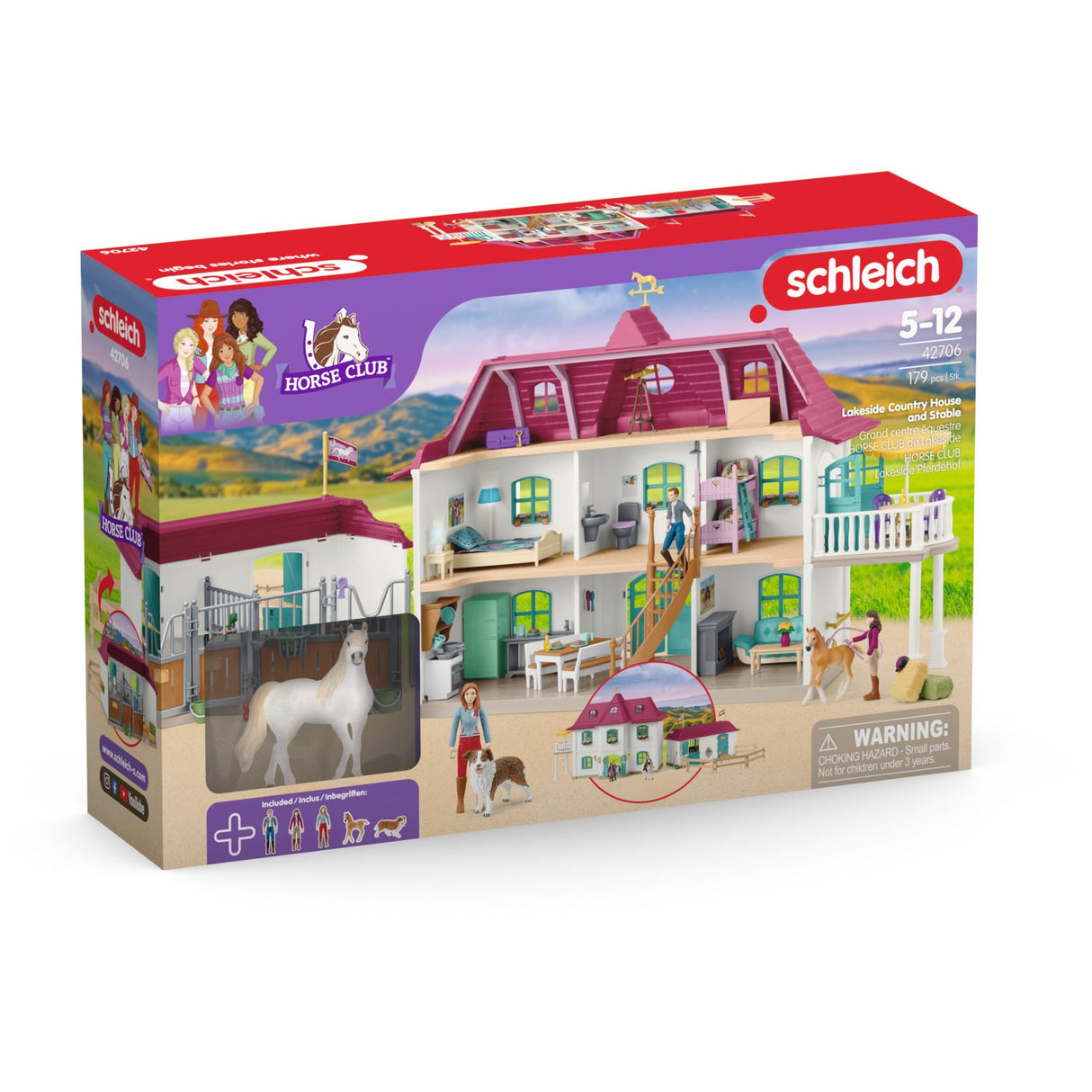 Schleich Landhus Ved Søen Og Stald