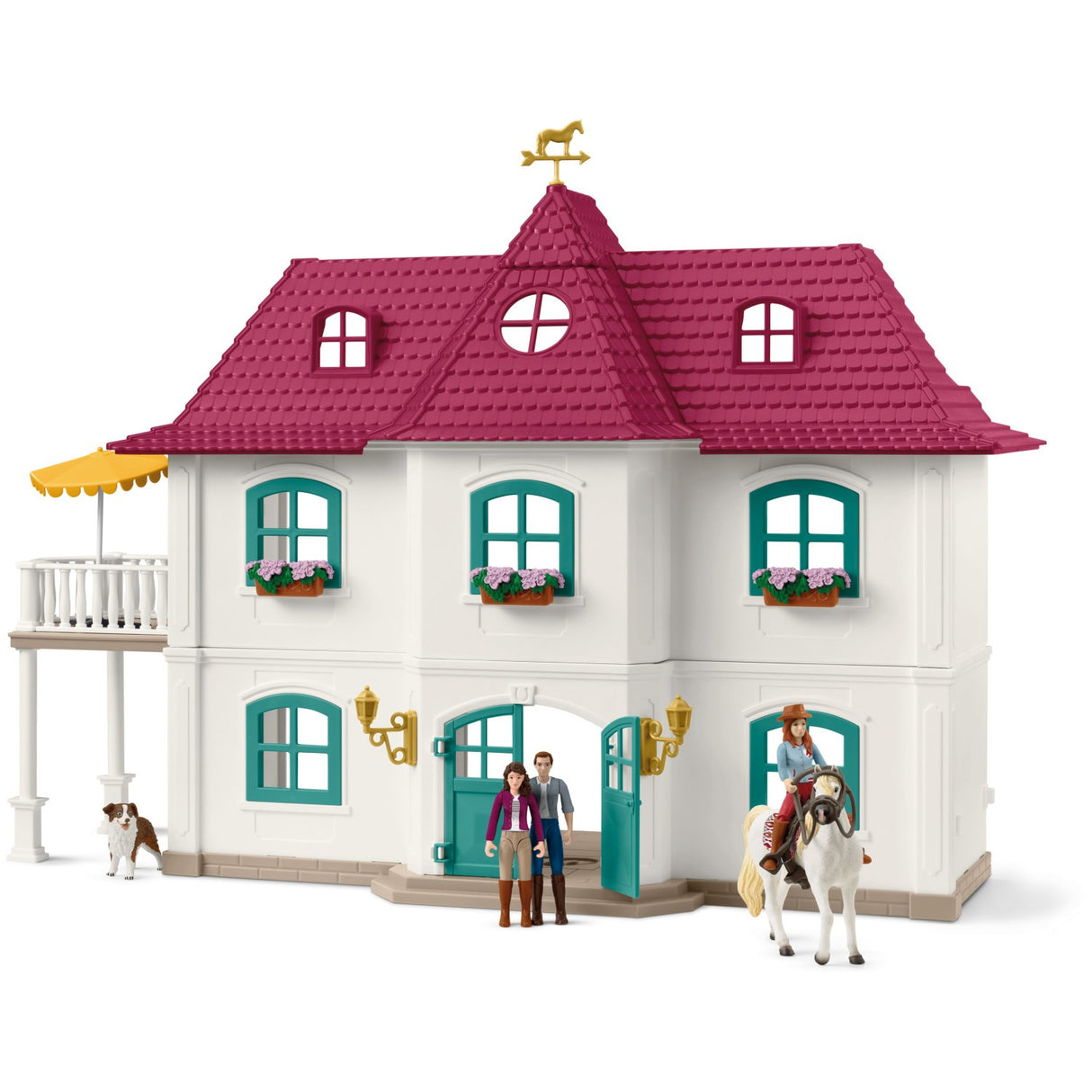 Schleich Landhus Ved Søen Og Stald