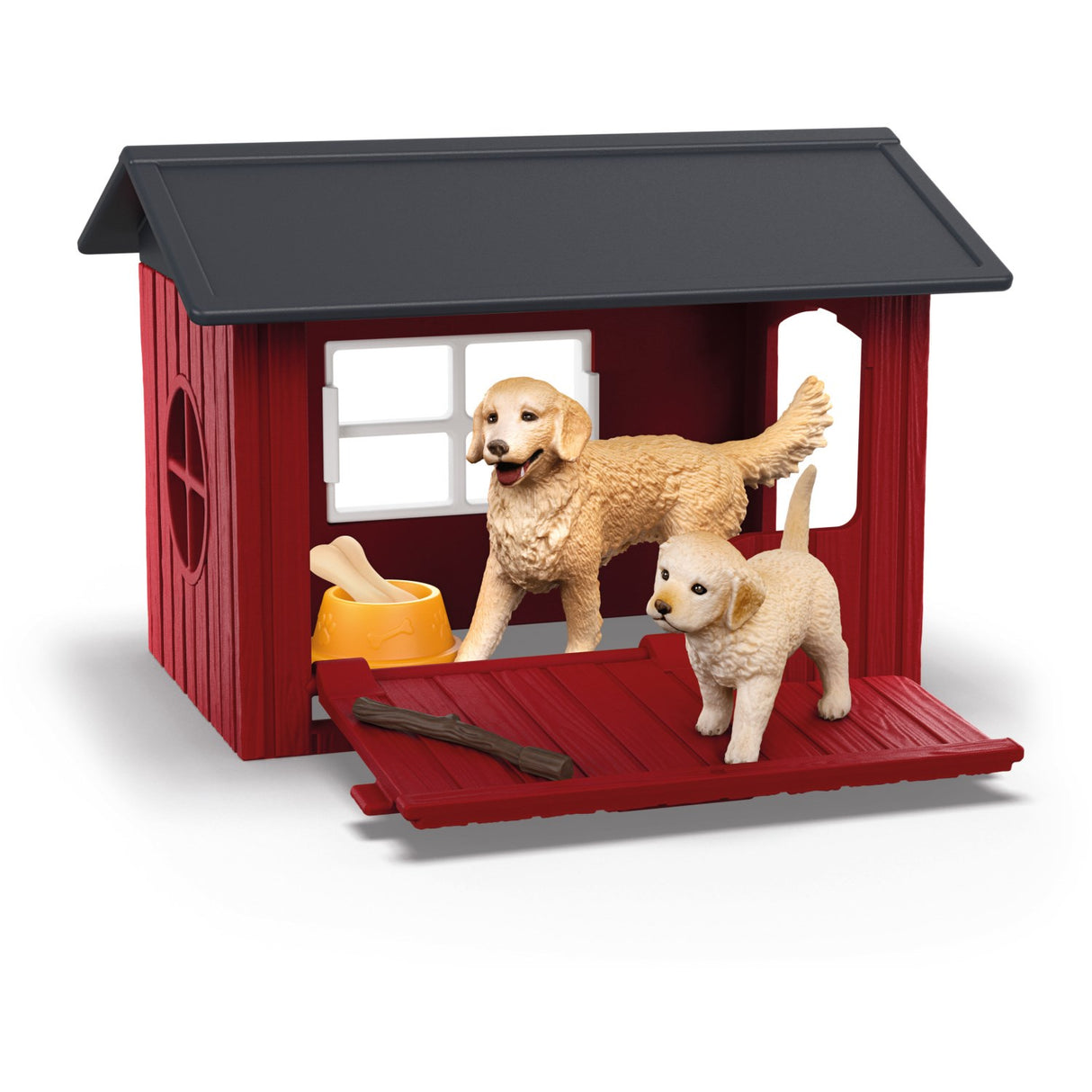 Schleich Hundehus With 2 Golden Retrievere
