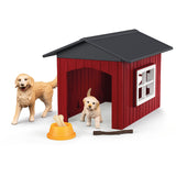 Schleich Hundehus With 2 Golden Retrievere