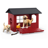 Schleich Hundehus With 2 Golden Retrievere