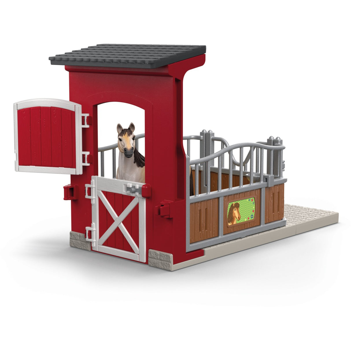 Schleich Ponybox with Mustang Mare