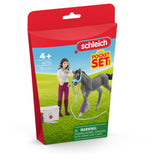 Schleich Pocket Set Fru Kramer With Føl