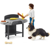 Schleich Pocket Set Barbecue With Tom