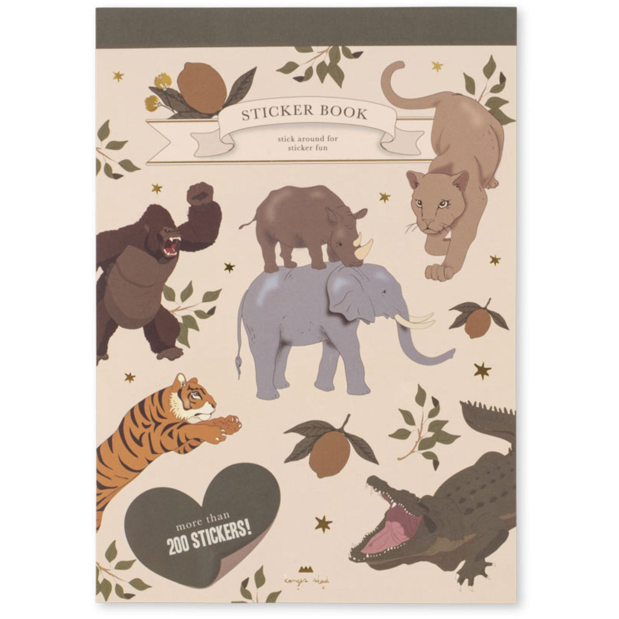 Konges Sløjd Tiger A Sticker A Day