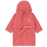 Konges Sløjd Flamingo Plume Terry Bathrobe Embroidery Gots