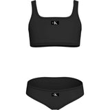 Calvin Klein Pvh Black Bralette Bikini Set