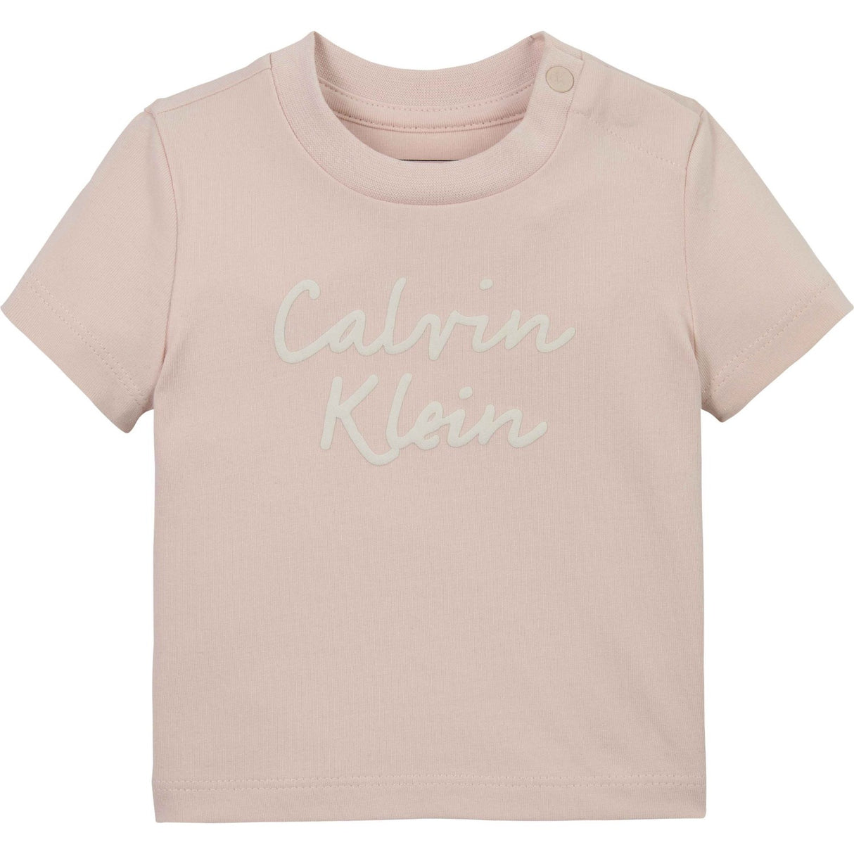 Calvin Klein Silver Peony Colour Logo Ss T-Shirt