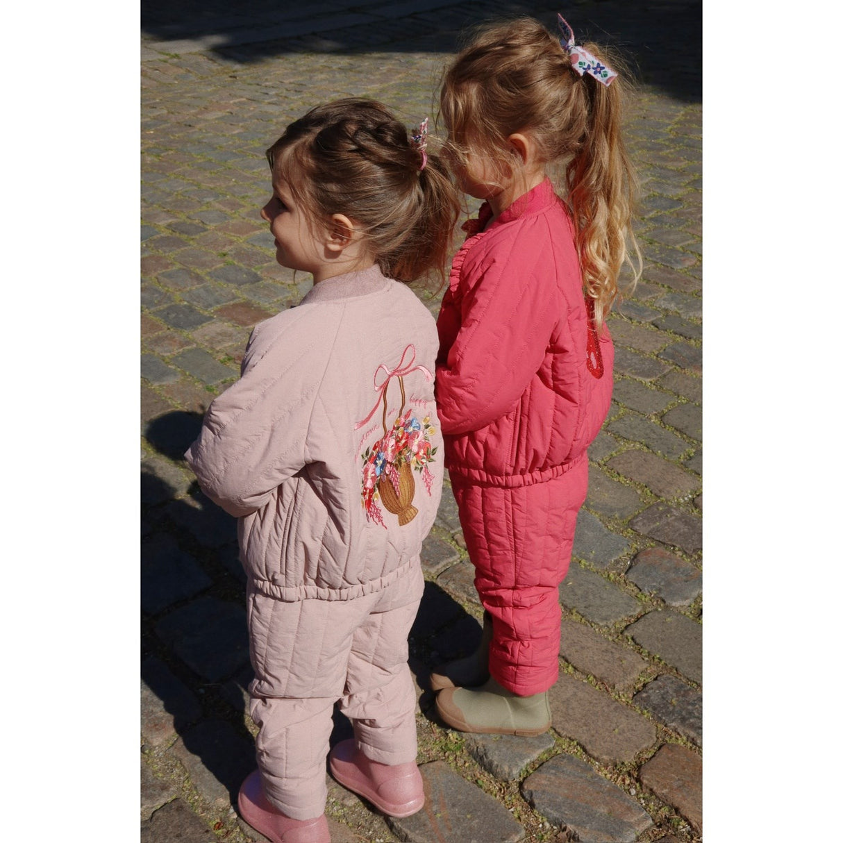 Konges Sløjd Raspberry Wine Juno Sparkle Bomber Jacket