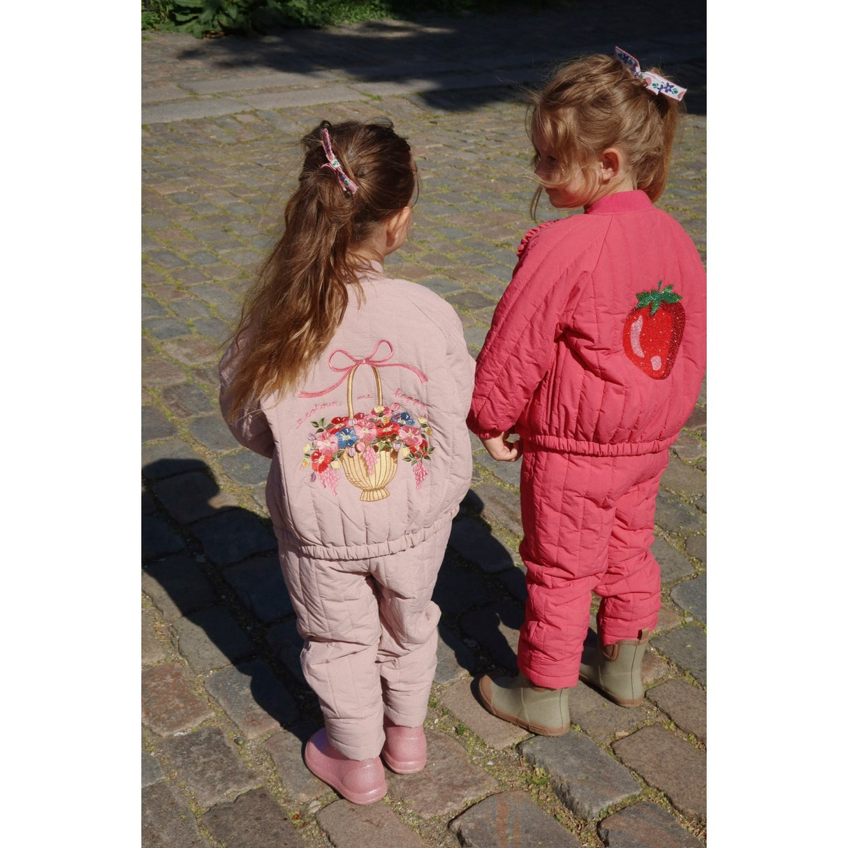 Konges Sløjd Raspberry Wine Juno Sparkle Bomber Jacket