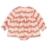 Konges Sløjd Floria Pink Bella Frill Romper Gots