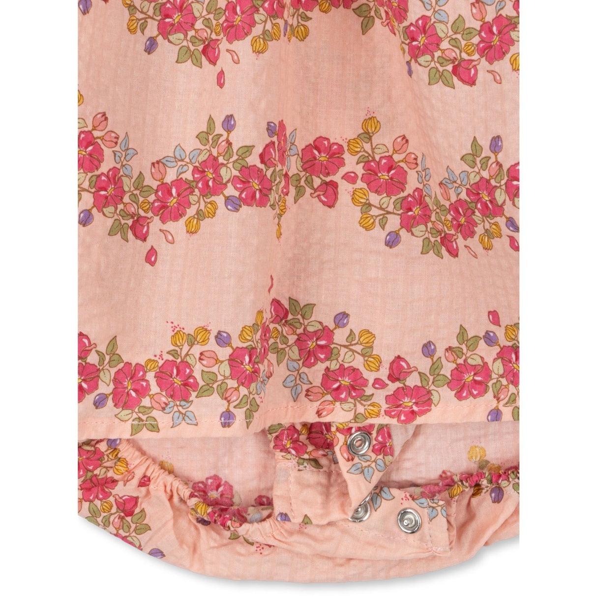 Konges Sløjd Floria Pink Bella Frill Romper Gots