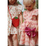 Konges Sløjd Floria Pink Bella Frill Dress Gots