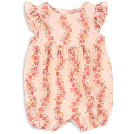 Konges Sløjd Floria Pink Coco Frill Romper Gots