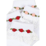 Konges Sløjd Optic White 2 Pack Lace Socks