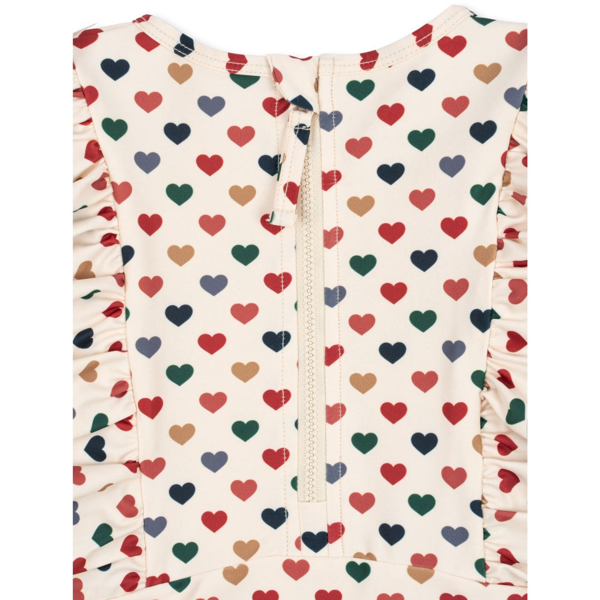 Konges Sløjd Coeur Coloré Manuca Frill Onesie Grs