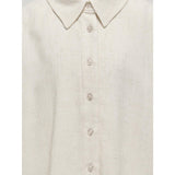 kids ONLY Moonbeam Siesta L/S Linen Blend Ovs Shirt Pnt