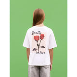 Name It Bright White Delik Regular T-Shirt