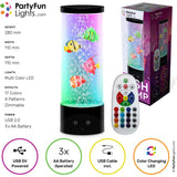 Party Funlight Fishing Lamp with Remote Control H: 28cm