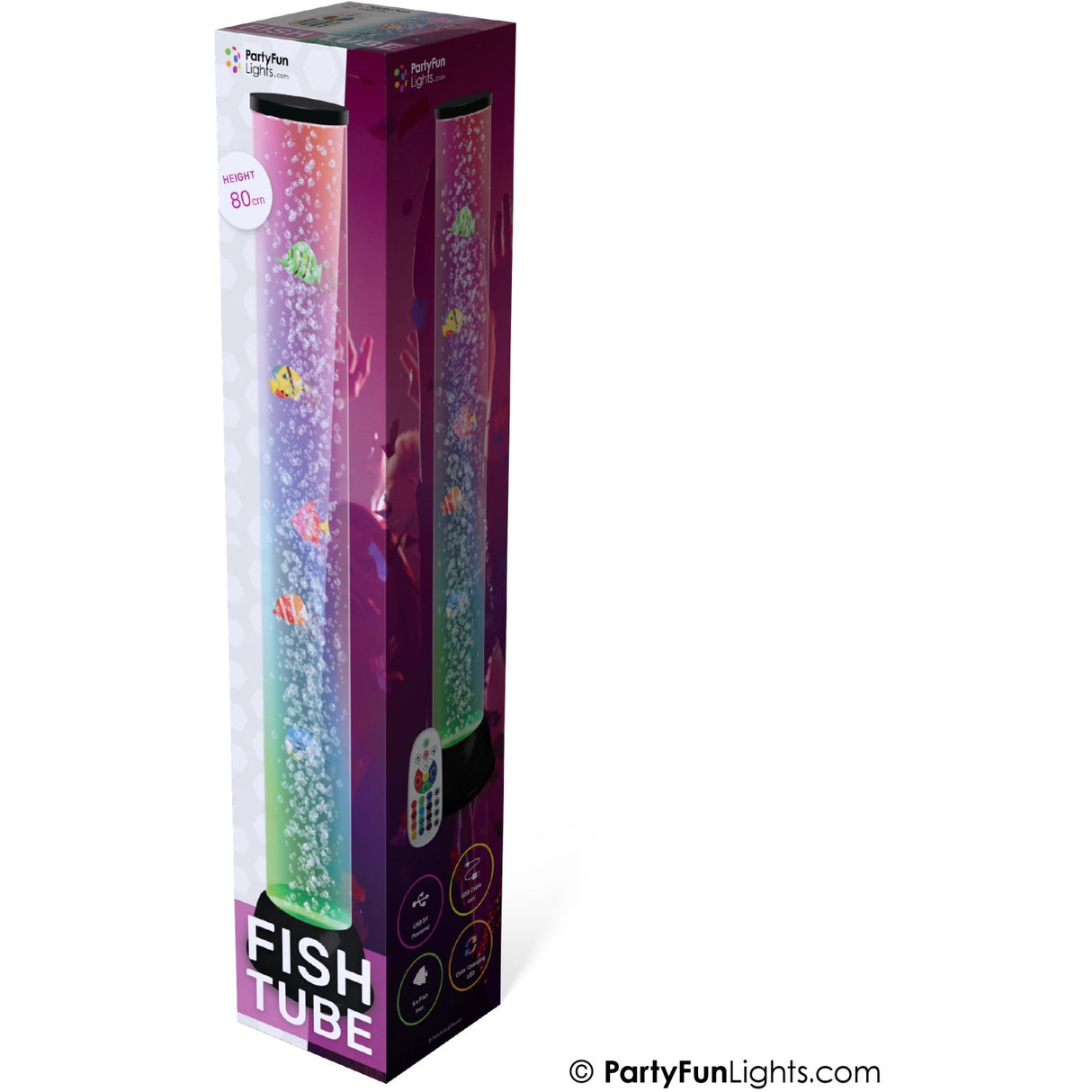 Party Funlight XXL Fiskelamp With Bobler H: 80cm