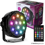 Party Funlight Floodlight Disco Lamp with Remote Control Ø: 12.6cm