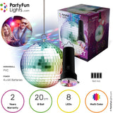 Party Funlight Party Set - Rotating Mirror Ball With LED And Motor