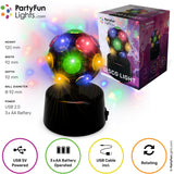 Party Funlight Mini Disco Lamp Ø: 9.2cm