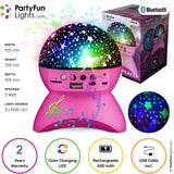 Party Funlight Starry Sky Bluetooth Speaker - Pink