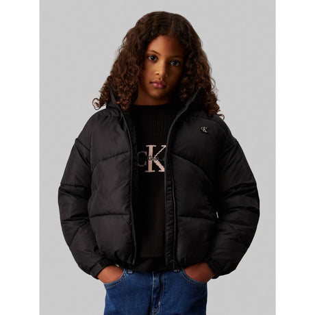 Calvin Klein Ck Short Puffer Jacket Ck Black