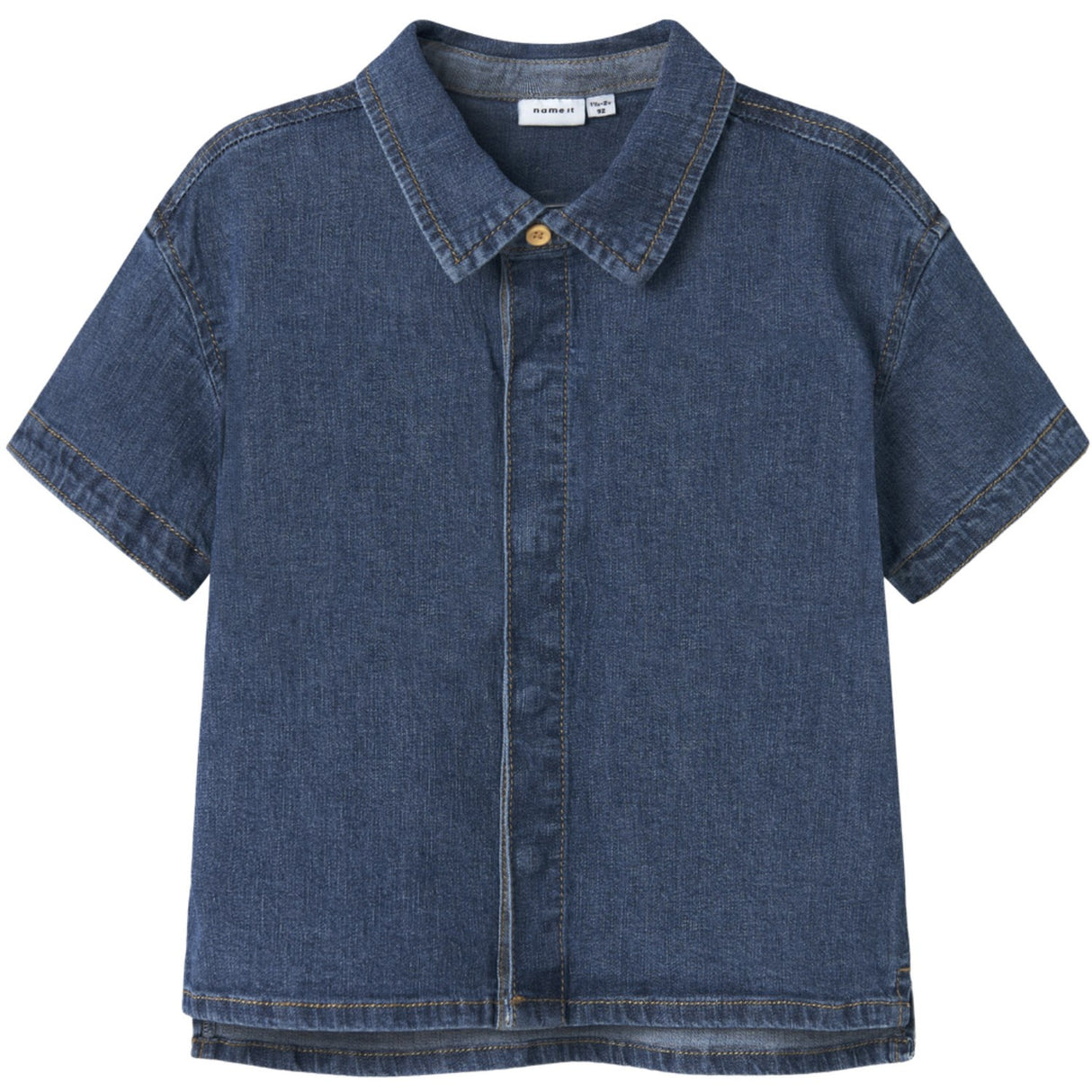 Name It Dark Blue Denim Peter Denim Shirt