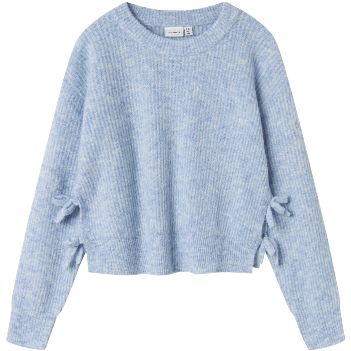 Name It Dusty Blue Linnea Loose Short Knit