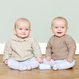 Gobabygo Sky Blue Crawling Tights Organic Cotton