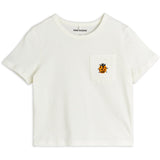 Mini Rodini Offwhite Ladybugs Embroidery T-Shirt