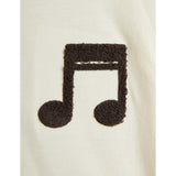 Mini Rodini Offwhite Note Chenille T-Shirt
